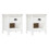 Berkfield Bedside Cabinets 2 pcs Hill 46x35x49.5 cm Solid Pine Wood 1