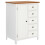 Berkfield Wardrobe 76x52x105 cm Solid Oak Wood 1