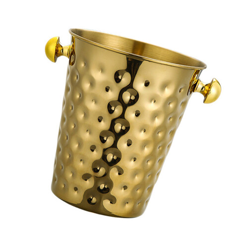 Stainsless Steels Ice Buckets Beverage Tub for Parities,-Gold