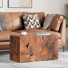 Berkfield Stools 2 pcs Brown 40x40x45 cm Solid Teak Wood