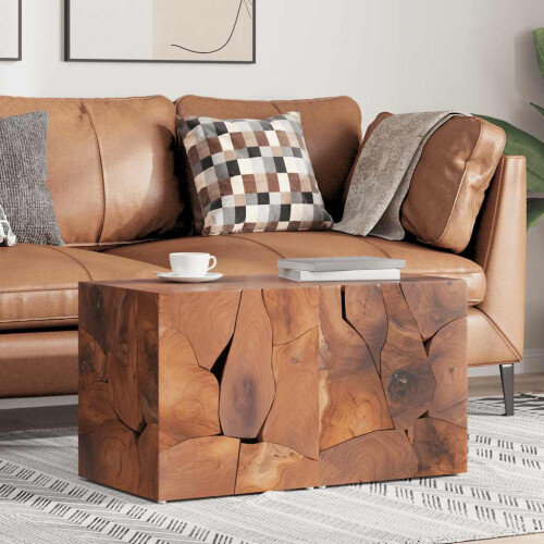 Berkfield Stools 2 pcs Brown 40x40x45 cm Solid Teak Wood