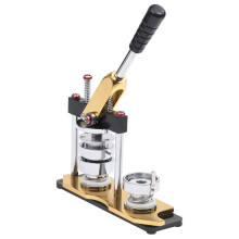 Berkfield Badge Maker Machine with Circle Cutter Rotate Punch 25 mm