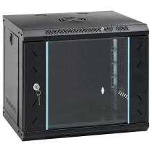 Berkfield 9U Wall Mounted Network Cabinet 19" IP20 53x40x45 cm
