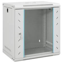 Berkfield 12U Wall Mounted Network Cabinet 19" IP20 53x40x60 cm