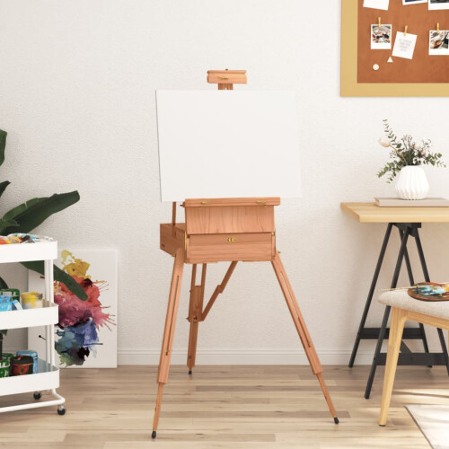 Berkfield Easel Stand 81x121x173 cm Solid Beech Wood