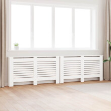 Berkfield Radiator Covers 2 pcs White 152x19x81.5 cm MDF
