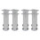 Berkfield Sofa Legs 8 pcs Round Chrome 180 mm 1