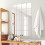Berkfield 48 pcs Mirror Tiles Square Glass 1