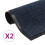 Berkfield Dust Control Mats 2 pcs Rectangular Tufted 80x120 cm Blue 1