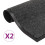 Berkfield Dust Control Mats 2 pcs Rectangular Tufted 120x180 cm Anthracite 1