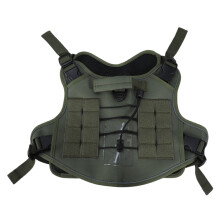 Gilet tactique pour chien, harnais pour animaux-Vert militaire S