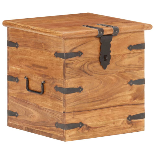 Berkfield Chest 40x40x40 cm Solid Acacia Wood