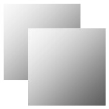 Berkfield Wall Mirrors 2 pcs 60x60 cm Square Glass
