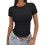 Short Sleeve Y2k Tee Black L 1