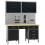 Berkfield Workbench with Four Wall Panels and Two Cabinets 1