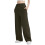 Dames High Waisted Baggy Sweatpants Legergroen M 1
