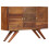 Berkfield Sideboard Brown Solid Reclaimed Wood 110x30x75 cm 1