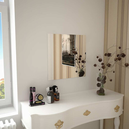 Berkfield Wall Mirror 50x50 cm Square Glass