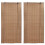 Berkfield Bamboo Roller Blinds 2 pcs Brown 120 x 220 cm 1