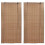 Berkfield Bamboo Roller Blinds 2 pcs 150 x 220 cm Brown 1