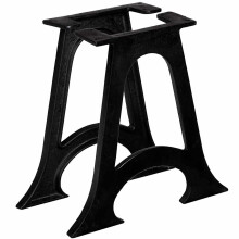Berkfield Coffee Table Legs 2 pcs with Arched Base A-Frame Cast Iron