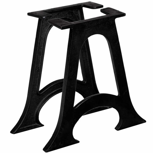 Berkfield Coffee Table Legs 2 pcs with Arched Base A-Frame Cast Iron