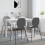 Berkfield Dining Table White and Brown 114x71x75 cm Solid Rubber Wood 1