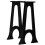 Berkfield Bench Legs 2 pcs with Arched Base A-Frame Cast Iron 1