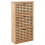 Berkfield Shoe Storage Cabinet 55x20x104 cm Solid Walnut Wood 1
