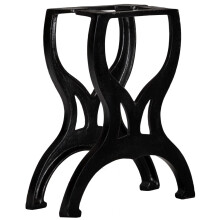 Berkfield Bench Legs 2 pcs X-Frame Cast Iron