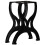 Berkfield Bench Legs 2 pcs X-Frame Cast Iron 1