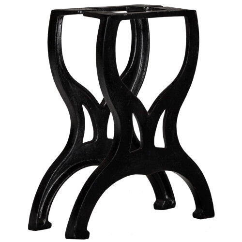 Berkfield Bench Legs 2 pcs X-Frame Cast Iron