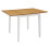 Berkfield Extendable Dining Table White (80-120)x80x74 cm MDF 1