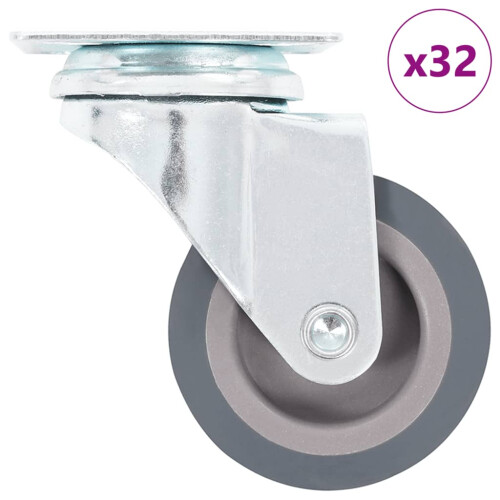 Berkfield 32 pcs Swivel Casters 50 mm