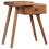 Berkfield Bedside Table Solid Acacia Wood 45x32x55 cm 1