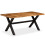 Berkfield Dining Table Solid Acacia and Mango Wood 180x90x76 cm 1