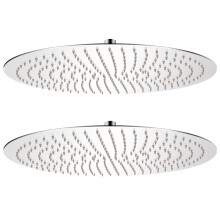 Berkfield Rain Shower Head 2 pcs Stainless Steel ò 50 cm