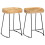 Berkfield Gavin Bar Stools 2 pcs Solid Mango Wood 1