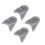 4Pcs Plush Bird Beds for Cages Light Grey Warm Parrot Nest Blanket 1