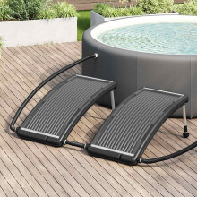 Berkfield Curved Pool Solar Heating Panels 2 pcs 110x65 cm