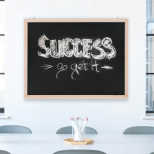 Berkfield Wall-Mounted Blackboard Cedar Wood 60x80 cm