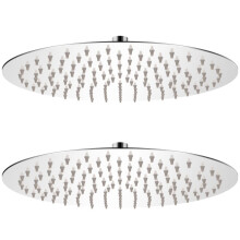 Berkfield Rain Shower Head 2 pcs Stainless Steel ò 30 cm