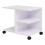 Berkfield Rolling Shelf 50x35x42 cm White 1