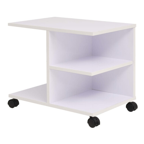 Berkfield Rolling Shelf 50x35x42 cm White