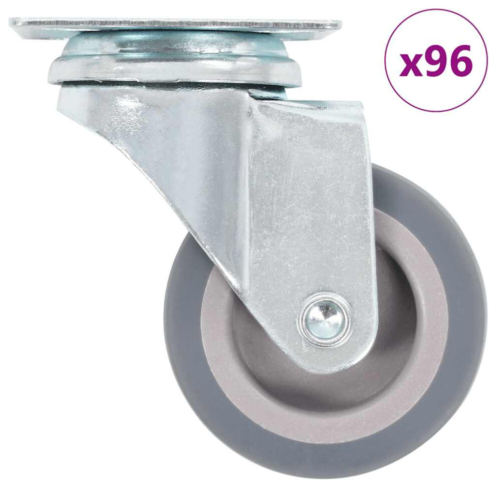 Berkfield 96 Pcs Swivel Casters 50 Mm 9495535406716