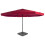 Berkfield Garden Parasol with Portable Base Red 1