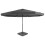 Berkfield Garden Parasol with Portable Base Anthracite 1