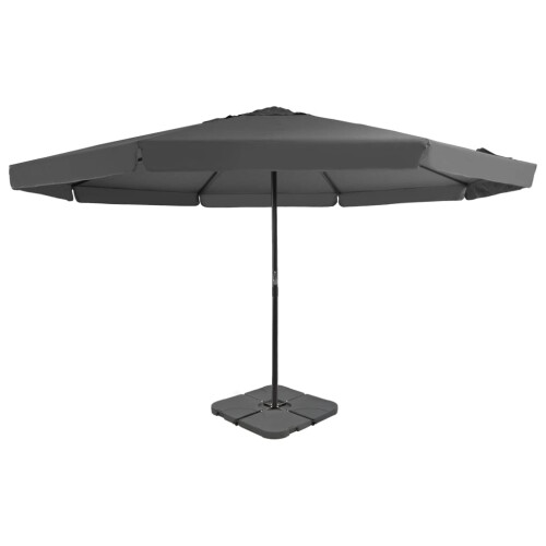 Berkfield Garden Parasol with Portable Base Anthracite