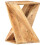 Berkfield Side Table 35x35x55 cm Solid Mango Wood 1