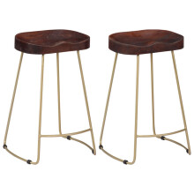 Berkfield Gavin Bar Stools 2 pcs Solid Mango Wood